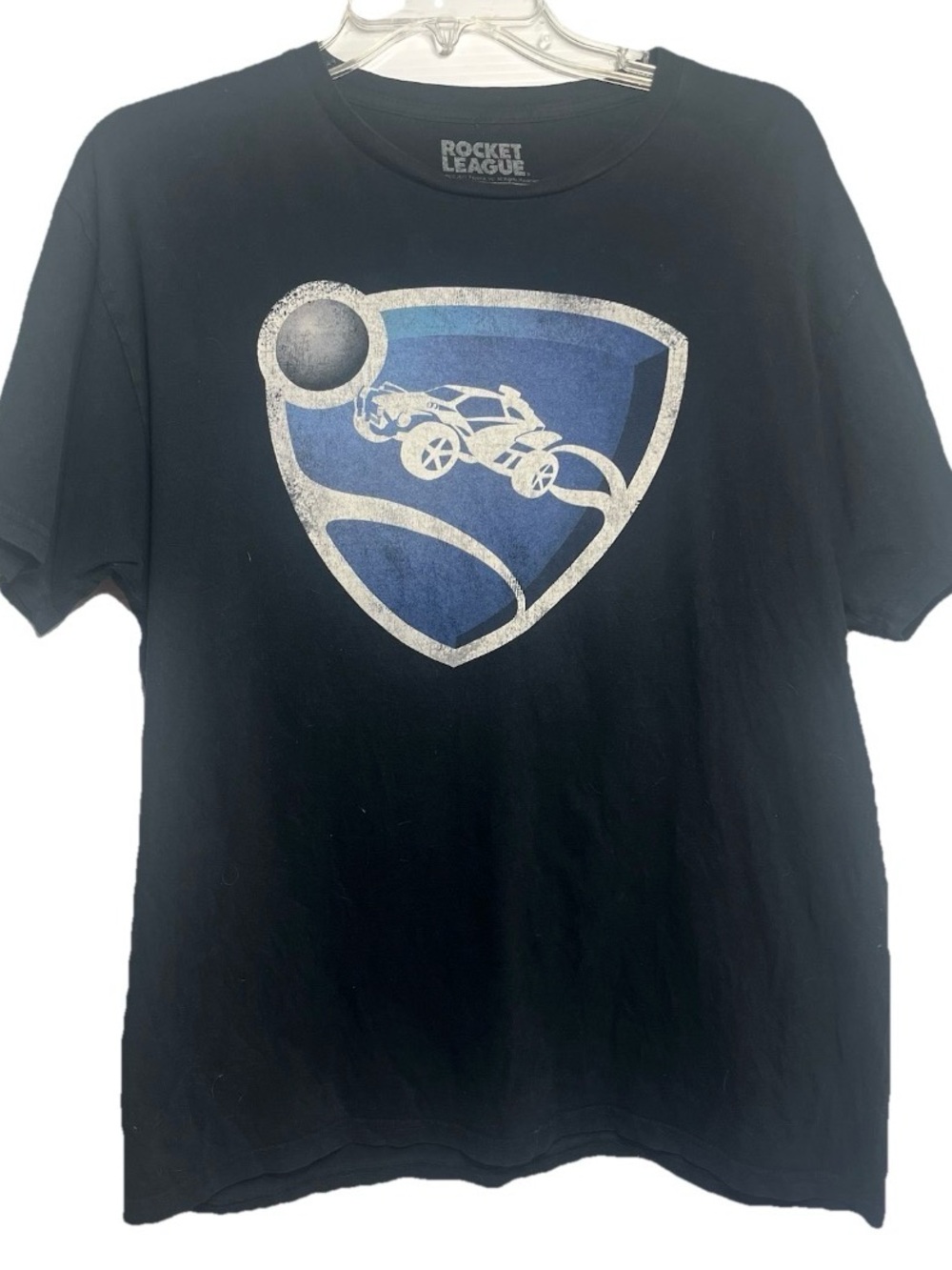 Rocket League Game Cover T Shirt Black Size Large Racing Gaming